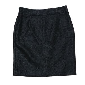 NEW Banana Republic Black Shimmer Skirt, Size 10